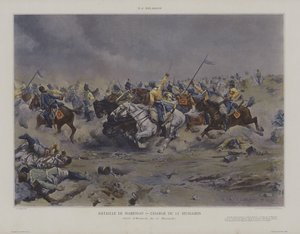 Bataille de Marengo  -  Charge du 12e Hussards（马林戈战役中第12辆Hu骑兵的冲锋）