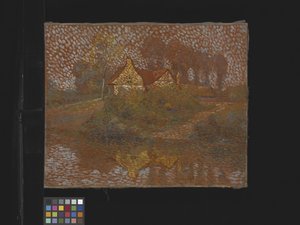 风景，日期不详（布面油画） 作者 欧内斯特·L·邦诺特