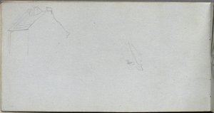 速写本，第54页：体系结构研究。 作者 让·路易斯·欧内斯特·迈森尼尔