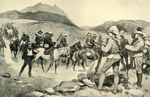 普林斯洛的部队在卡利登河的投降》，1901年。