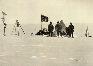 高原上的圣诞营地》，1908年12月，1909年 作者 欧内斯特·沙克尔顿