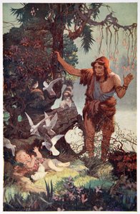 牧羊人找到婴儿塞米拉姆斯》，1915年。  