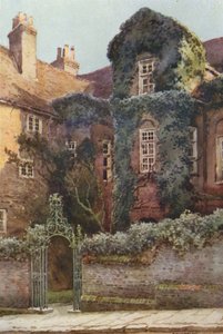 Restoration House, Rochester (colour litho)   1406953   zh       chinese Successfully Translated  Original: Artists Workshop Painting by Francois Marius Granet (1775-1849) Dim 80x100 cm Musee des Beaux Arts Palais Longchamp Translat: Artist