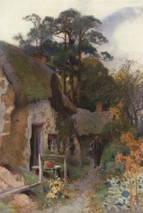 擅自占地者的小屋（彩色平版印刷） 作者 欧内斯特·威廉·哈斯勒赫斯特