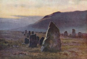 Stone Avenue，Merrivale 附近（彩色平版印刷） 作者 欧内斯特·威廉·哈斯勒赫斯特