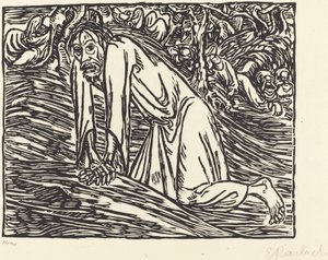 基督在客西马尼 作者 恩斯特·巴拉赫（Ernst Barlach）