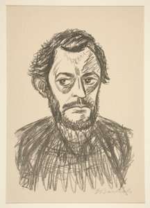 自画像 III 作者 恩斯特·巴拉赫（Ernst Barlach）