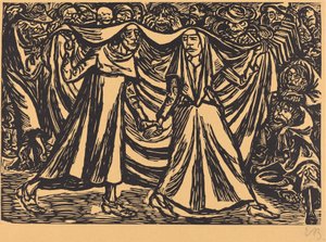 死亡之舞II 作者 恩斯特·巴拉赫（Ernst Barlach）