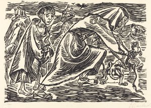 捕狗人 作者 恩斯特·巴拉赫（Ernst Barlach）