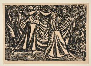 死亡之舞 II 作者 恩斯特·巴拉赫（Ernst Barlach）