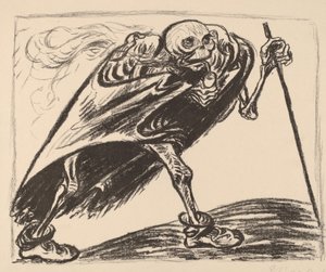 徘徊的死亡，1923年。 作者 恩斯特·巴拉赫（Ernst Barlach）