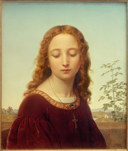 E.Deger，一个年轻女孩的肖像