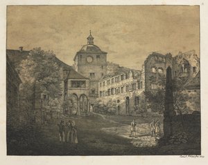 海德堡城堡六景城堡露台 作者 恩斯特·弗里斯