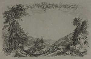 海德堡城堡六景封面，狩猎场景 作者 恩斯特·弗里斯
