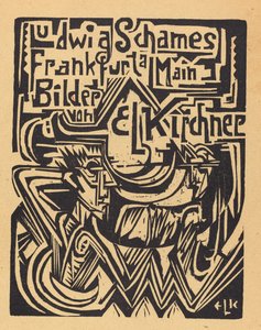 Ludwig Schames Frankfurt a Main Pictures by E L Kirchner Ludwig Schames Frankfurt..., 1919. 作者 恩斯特·路德维希·基希纳