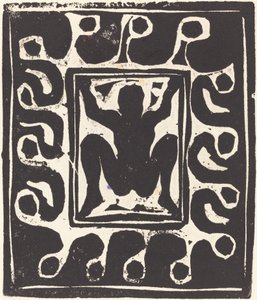 裸体舞者，1906年。 作者 恩斯特·路德维希·基希纳
