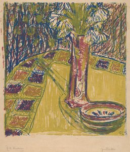 静物，1907年。 作者 恩斯特·路德维希·基希纳