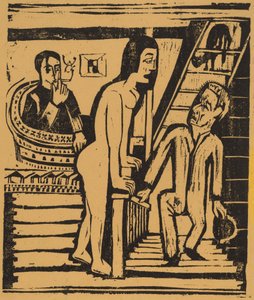 访问》，1923年。 作者 恩斯特·路德维希·基希纳