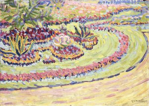 花坛，1906年 作者 恩斯特·路德维希·基希纳