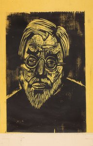 雅各布·博沙特（Jakob Bosshart）头。 1921年 作者 恩斯特·路德维希·基希纳