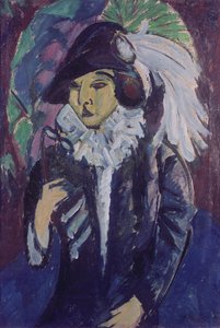 公园里的女士，1912年 作者 恩斯特·路德维希·基希纳