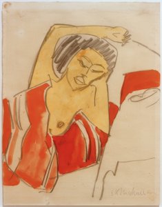 撒谎的女郎 作者 恩斯特·路德维希·基希纳