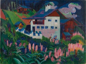 我们的房子，1918-1922。 作者 恩斯特·路德维希·基希纳