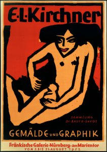 ELK展览海报，法兰克画廊，纽伦堡，1952年