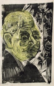 博士的肖像。斯宾格勒，1919年 作者 恩斯特·路德维希·基希纳