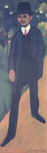 埃里希·海克尔（1883-1970）1911年的肖像