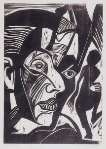 自画像（忧郁的山脉）。 1929年