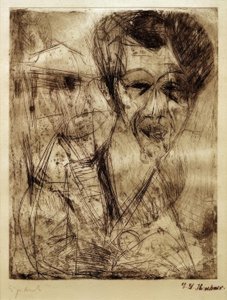 自画像（绘画） 作者 恩斯特·路德维希·基希纳