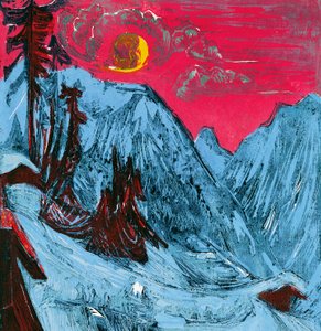 冬天的月夜 作者 恩斯特·路德维希·基希纳
