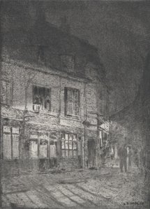 里尔：Liebesgässchen, 1916。