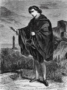 恩斯特·西奥多·阿玛多伊斯·霍夫曼 (Ernst Theodor Amadeus Hoffmann, 1776-1822) 的中篇小说《Entail》插图，版画 作者 恩斯特·西奥多·阿玛迪斯·霍夫曼