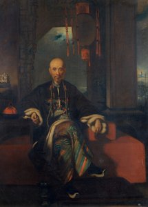 Houqua，约1843年。 作者 埃斯特·斯派克曼