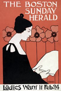 波士顿星期日先驱报 - 女士们想要它2月24日，酒吧。 C. 1900