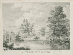 塔姆沃思-南方的远景：石版画，[1796-1865]