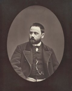 埃米尔-左拉 法国小说家、剧作家和记者，1840-1902年，约1876年。 作者 艾蒂安·卡加特
