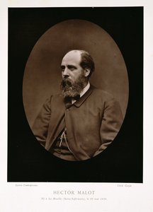 Hector Malot（1830-1907），来自&39;Galerie Contemporaine&39;，c.1874-78 作者 艾蒂安·卡加特