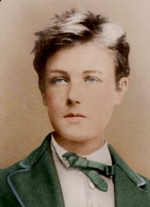 Arthur Rimbaud的肖像，1871年17岁