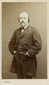 作曲家维克多-马塞的画像，1822-1884年，约1865年。 作者 艾蒂安·卡加特