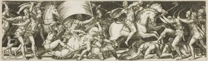 骑兵与步兵之战 作者 艾蒂安·德劳恩（Etienne Delaune）