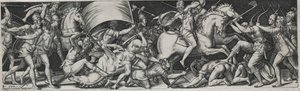 战斗和胜利，大概是1560年代。 作者 艾蒂安·德劳恩（Etienne Delaune）
