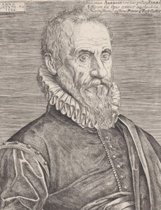 国王的外科医生安布罗斯-帕雷的画像，1582年。 作者 艾蒂安·德劳恩（Etienne Delaune）