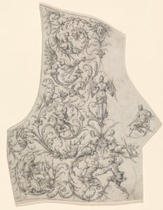 阅兵式盔甲的背板 作者 艾蒂安·德劳恩（Etienne Delaune）