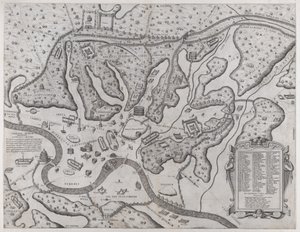 Speculum Romanae Magnificentiae：古罗马及其山丘，来自西方，1573年，1573年。
