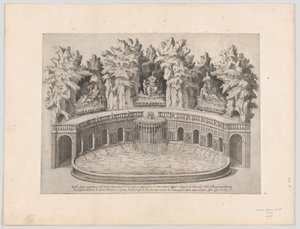 Speculum Romanae Magnificentiae：蒂沃利的埃斯特别墅的喷泉和花园，1575年。