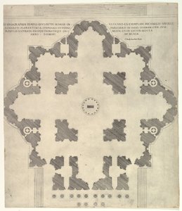 罗马玻璃宏伟：圣计划PETERS，1569。