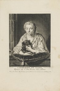 女演员Quinault-Dufresne夫人的肖像，1705-1767，约1750年。